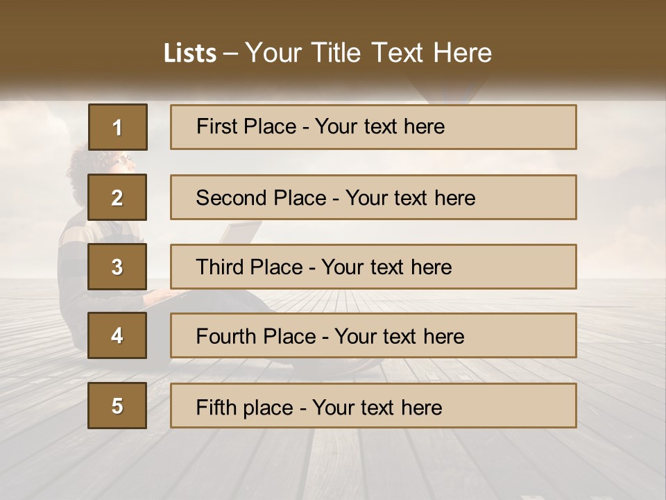 Parent Lifestyle Sunset PowerPoint Template