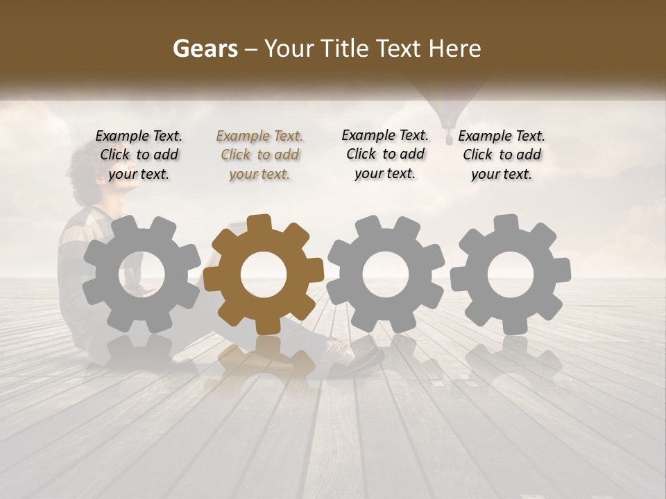 Parent Lifestyle Sunset PowerPoint Template