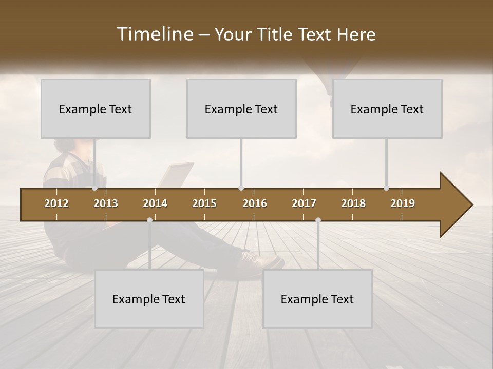 Parent Lifestyle Sunset PowerPoint Template