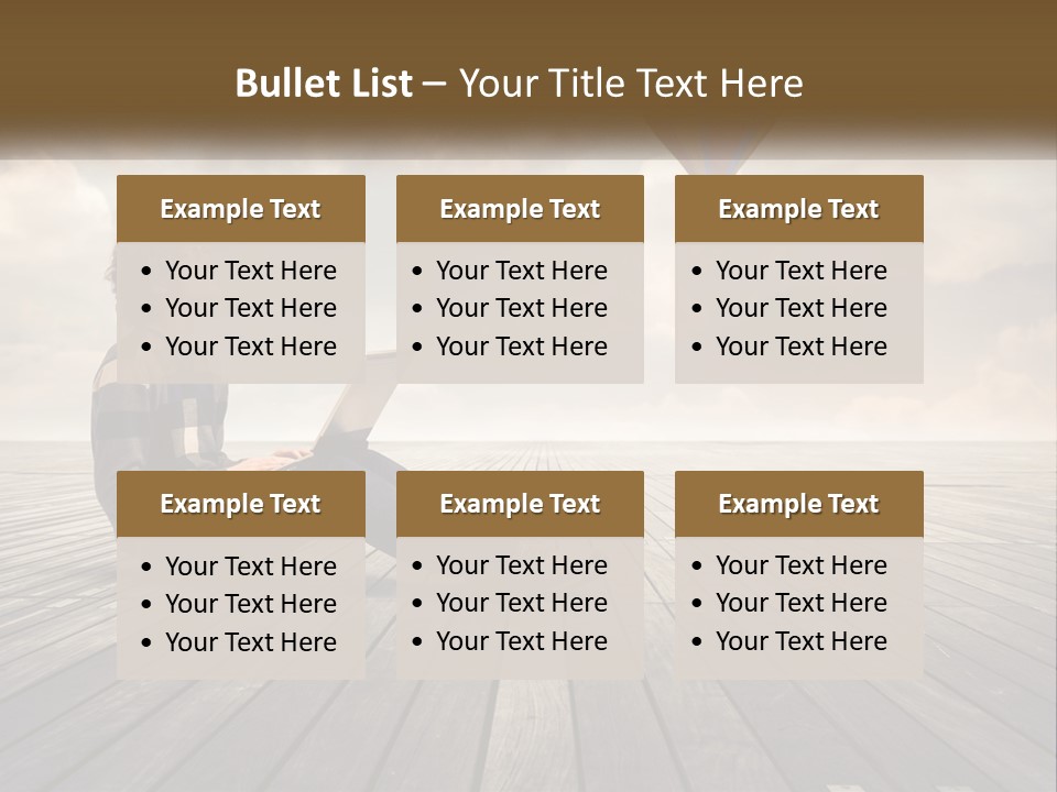 Parent Lifestyle Sunset PowerPoint Template