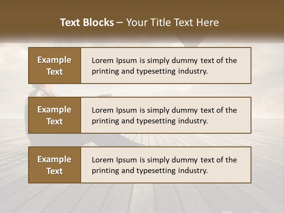 Parent Lifestyle Sunset PowerPoint Template