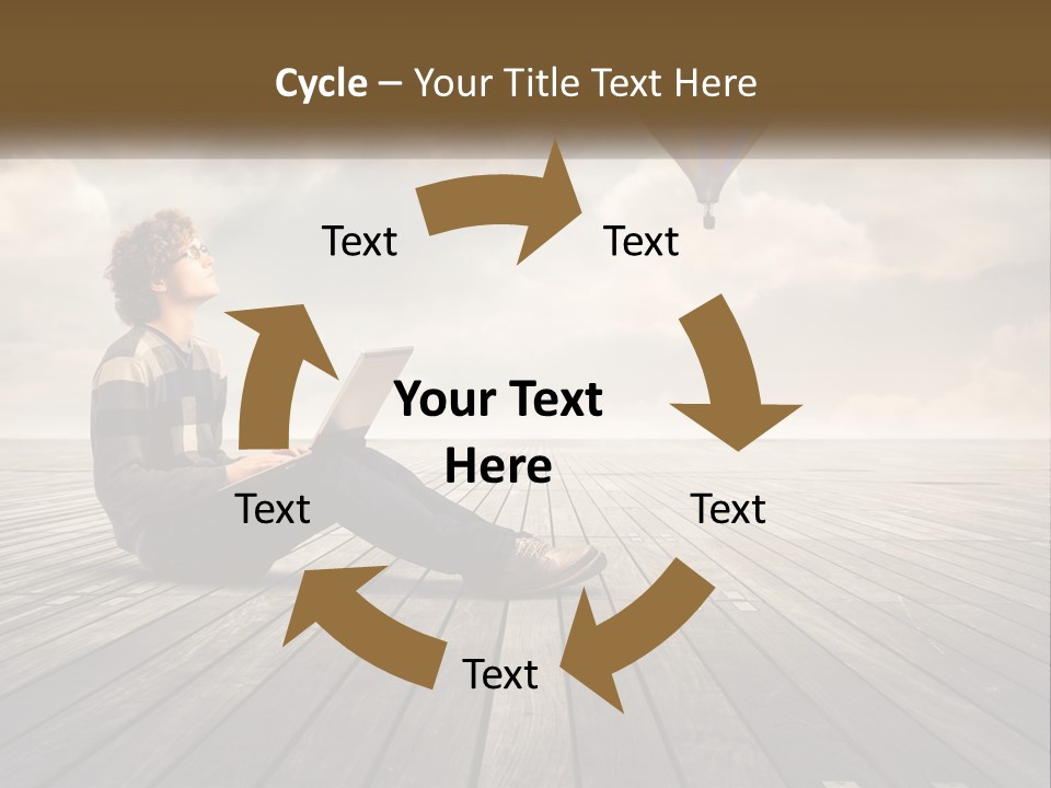 Parent Lifestyle Sunset PowerPoint Template