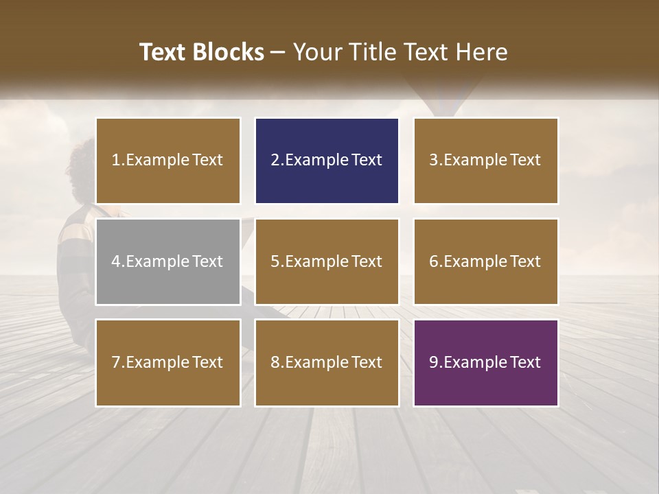 Parent Lifestyle Sunset PowerPoint Template