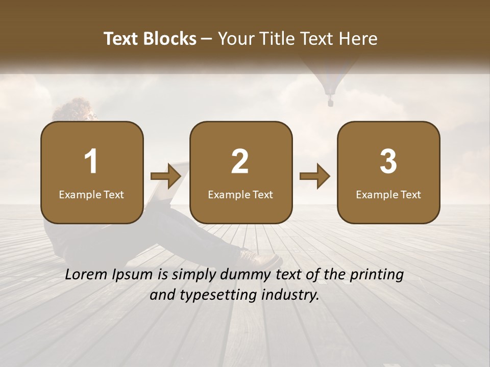 Parent Lifestyle Sunset PowerPoint Template