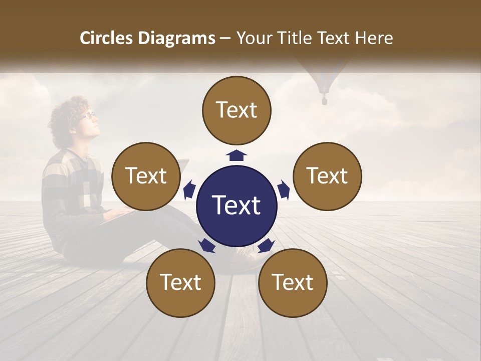 Parent Lifestyle Sunset PowerPoint Template