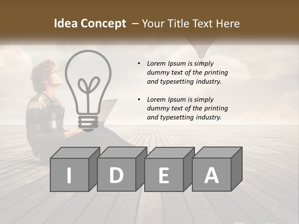 Parent Lifestyle Sunset PowerPoint Template