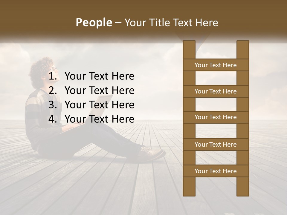 Parent Lifestyle Sunset PowerPoint Template