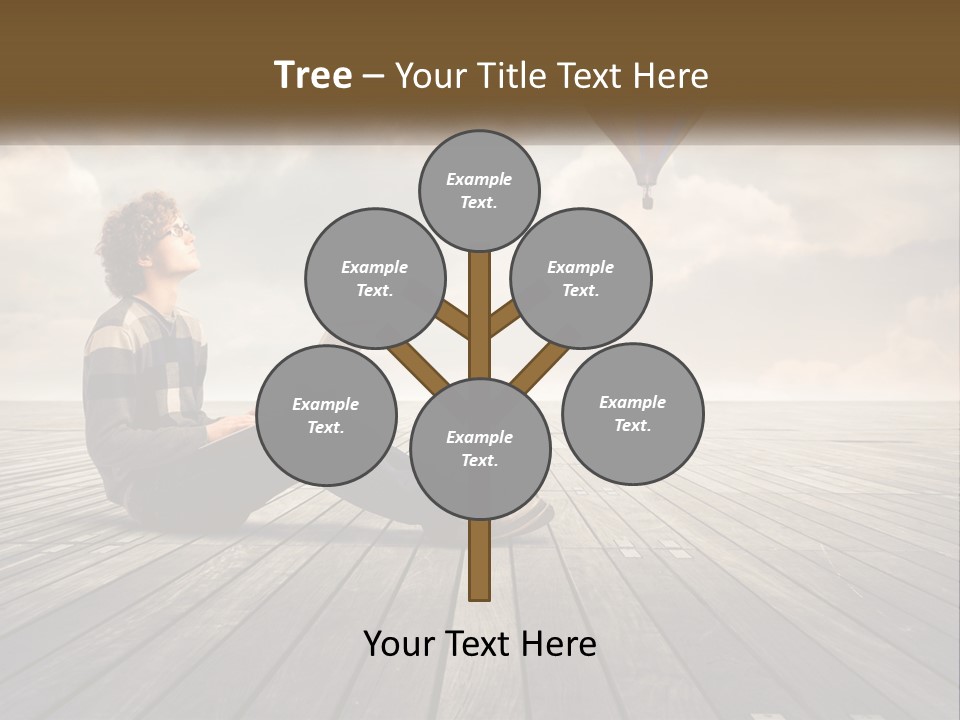 Parent Lifestyle Sunset PowerPoint Template