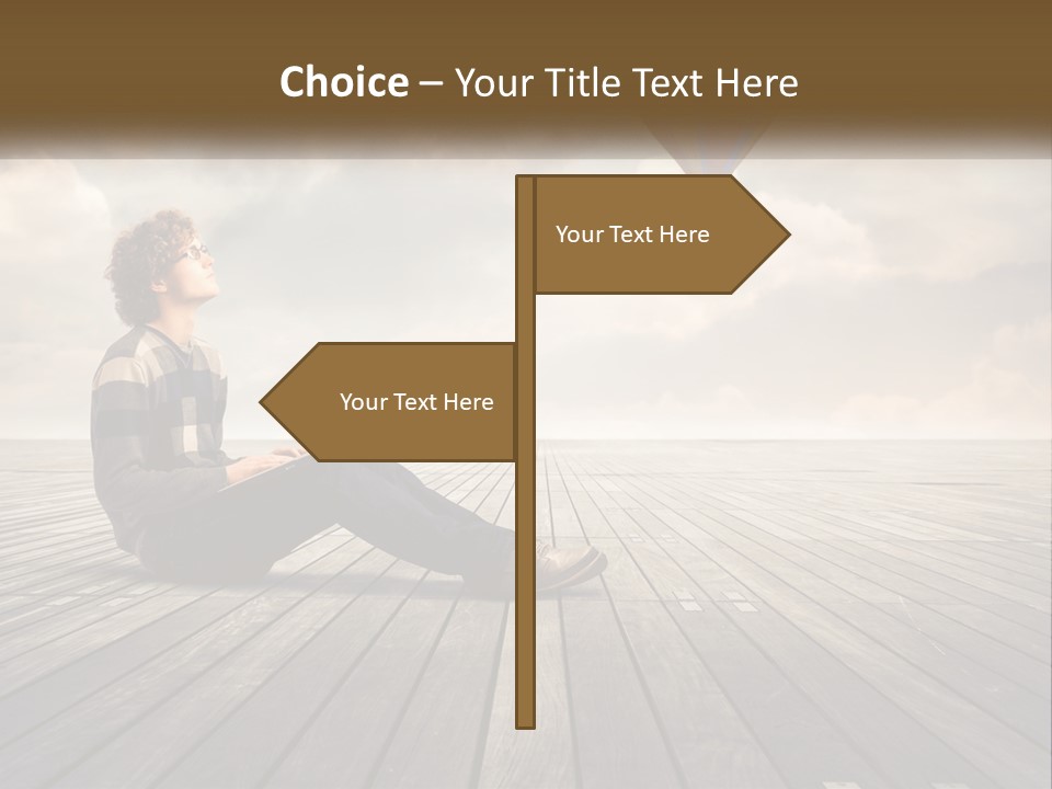 Parent Lifestyle Sunset PowerPoint Template