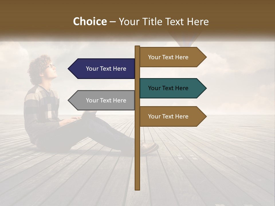 Parent Lifestyle Sunset PowerPoint Template