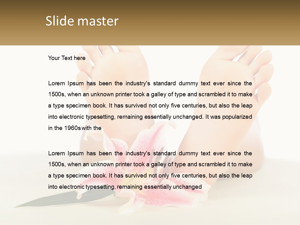 Sunset Calm Life PowerPoint Template