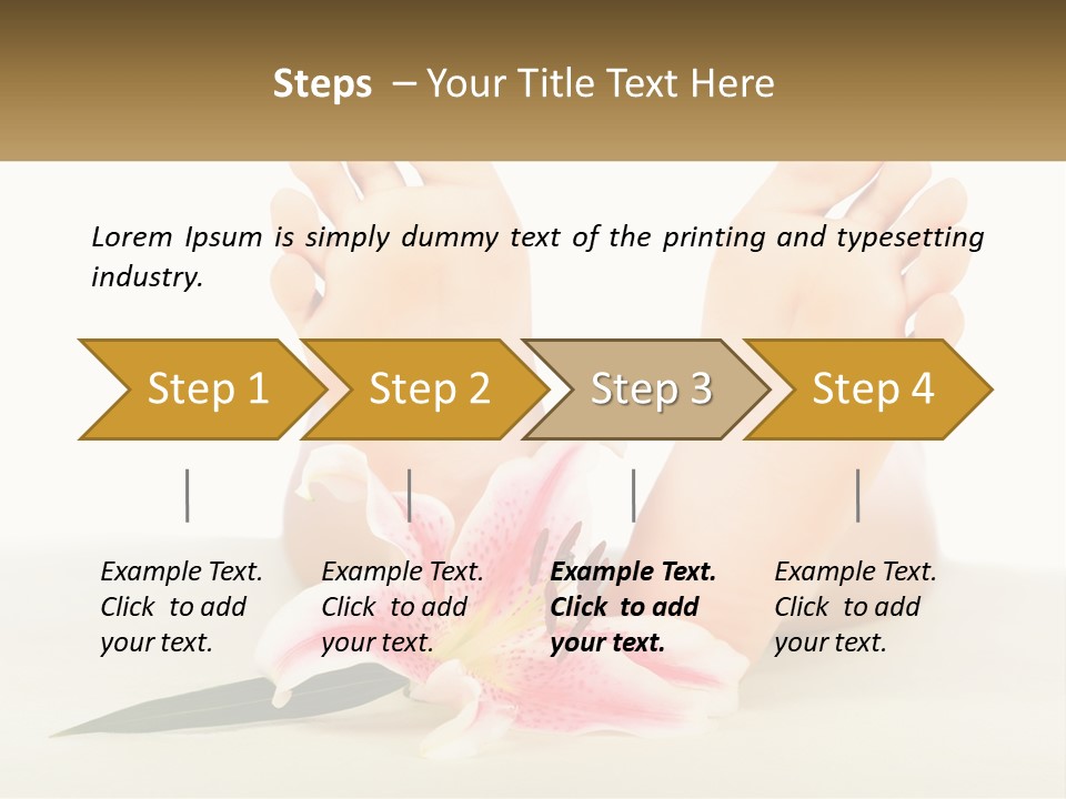 Sunset Calm Life PowerPoint Template