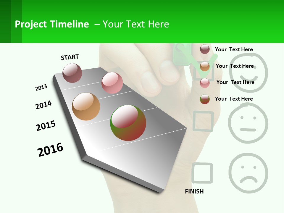 Sad Sunrise Sea PowerPoint Template