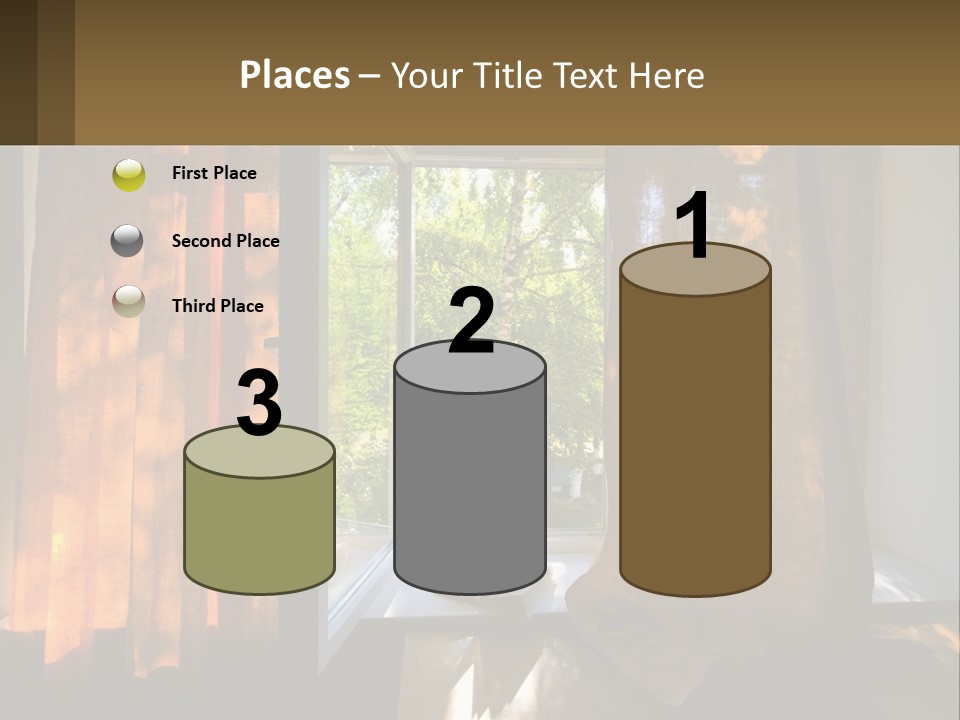 Senior Lifestyle Beach PowerPoint Template