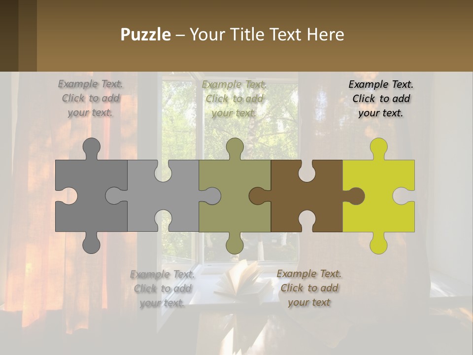 Senior Lifestyle Beach PowerPoint Template