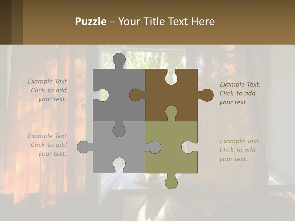 Senior Lifestyle Beach PowerPoint Template