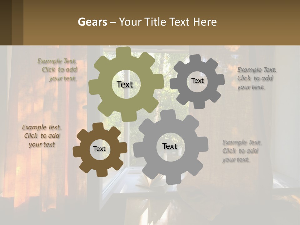 Senior Lifestyle Beach PowerPoint Template