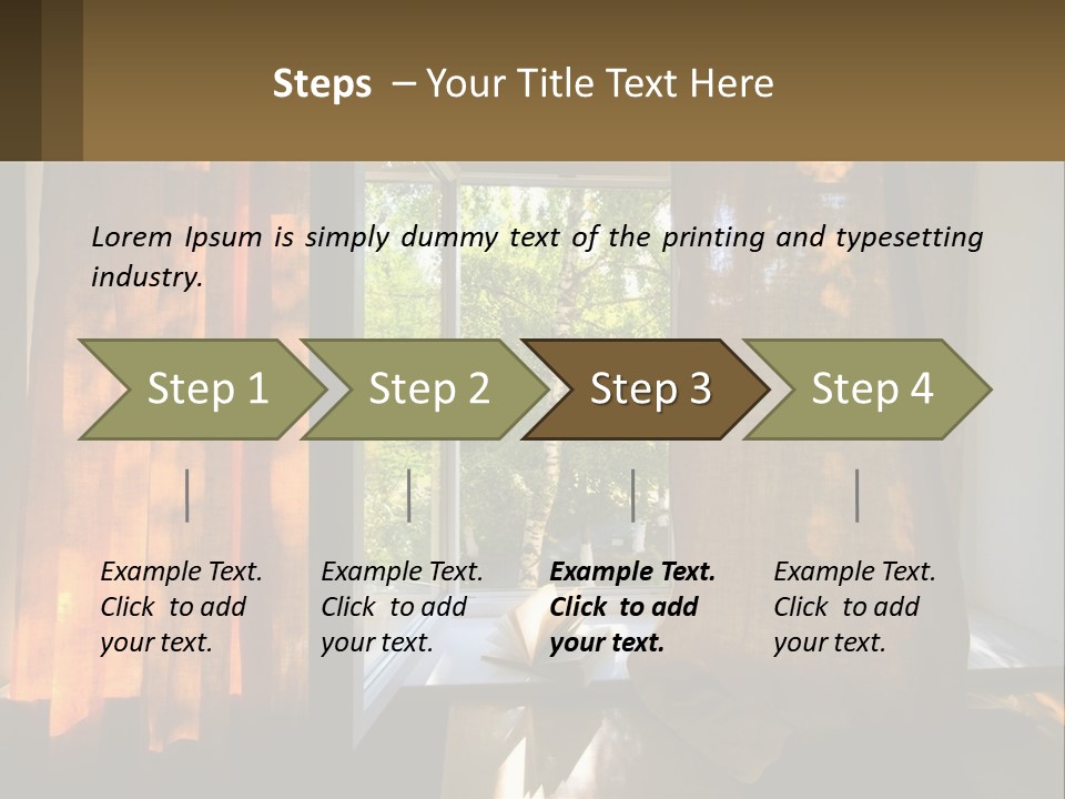 Senior Lifestyle Beach PowerPoint Template