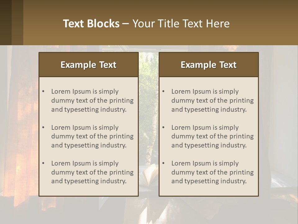 Senior Lifestyle Beach PowerPoint Template