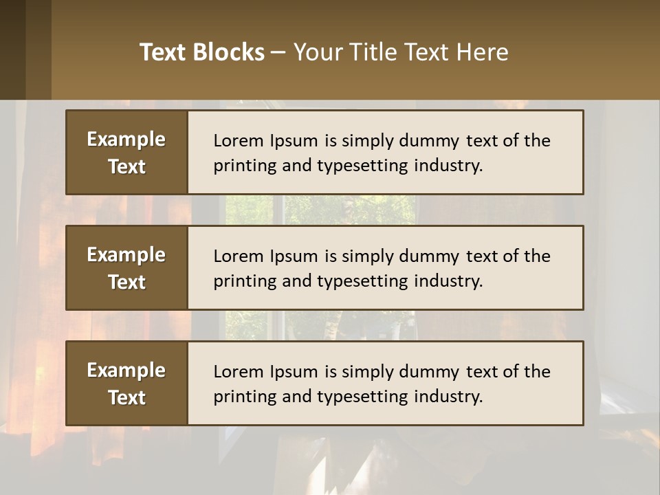 Senior Lifestyle Beach PowerPoint Template