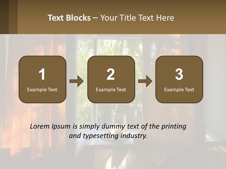 Senior Lifestyle Beach PowerPoint Template