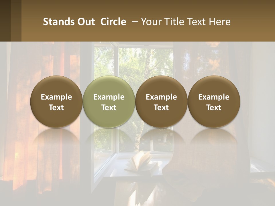 Senior Lifestyle Beach PowerPoint Template