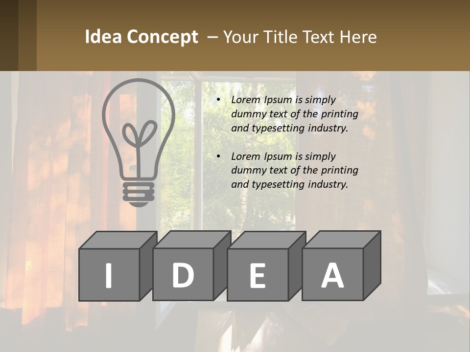 Senior Lifestyle Beach PowerPoint Template