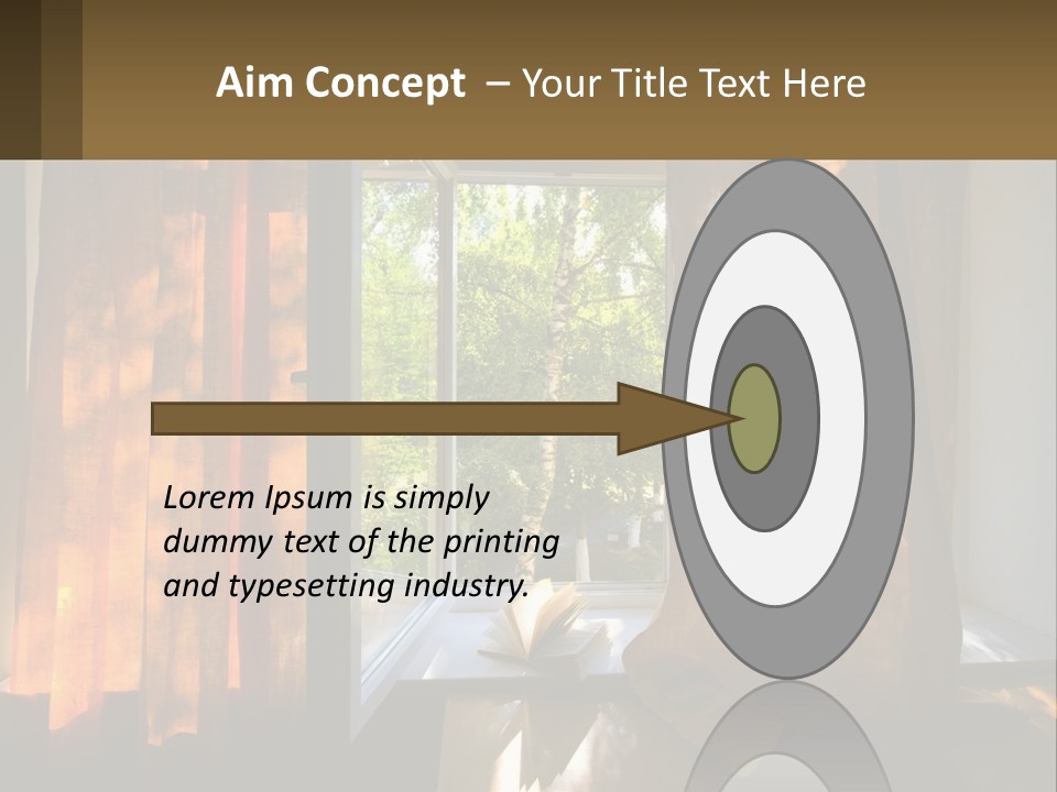 Senior Lifestyle Beach PowerPoint Template