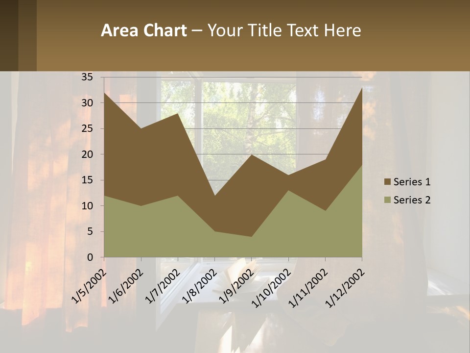 Senior Lifestyle Beach PowerPoint Template