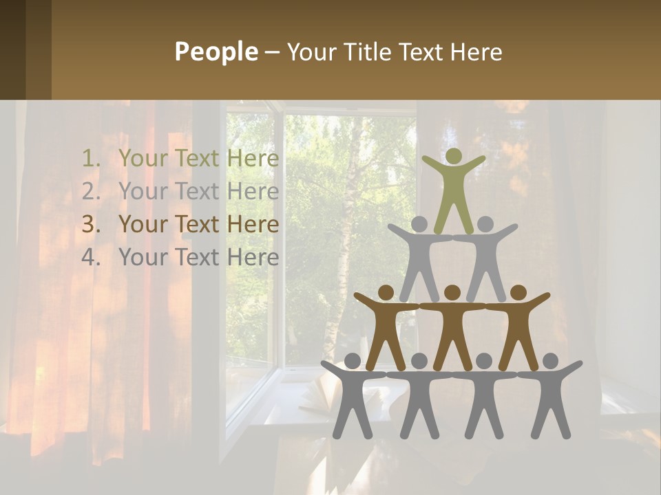 Senior Lifestyle Beach PowerPoint Template