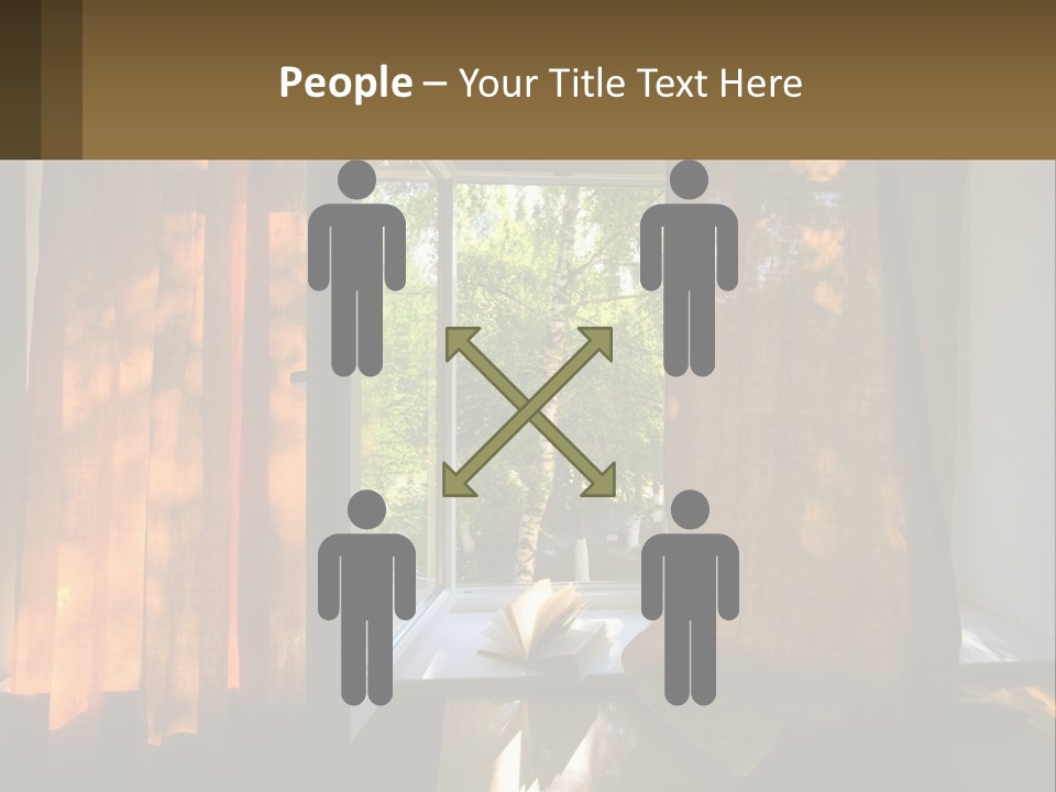 Senior Lifestyle Beach PowerPoint Template