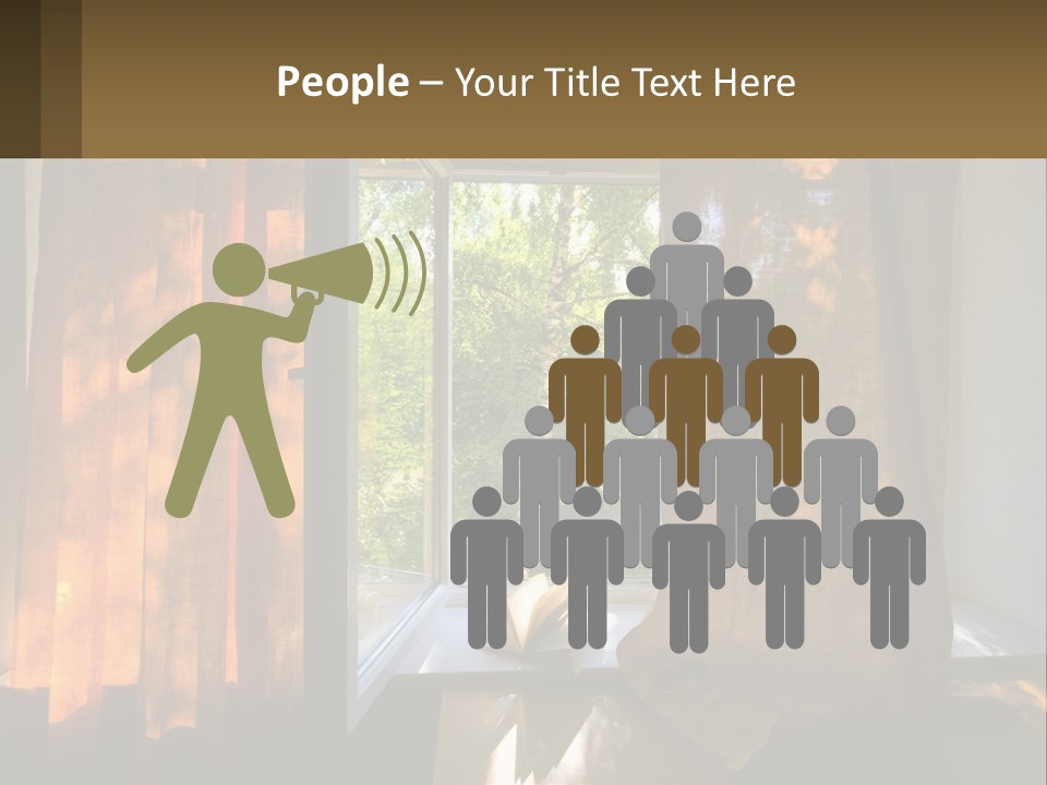 Senior Lifestyle Beach PowerPoint Template