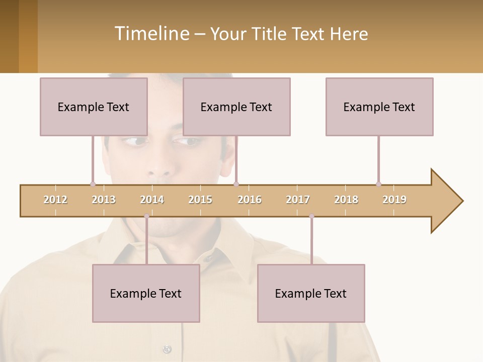 Standing Peaceful Woman PowerPoint Template