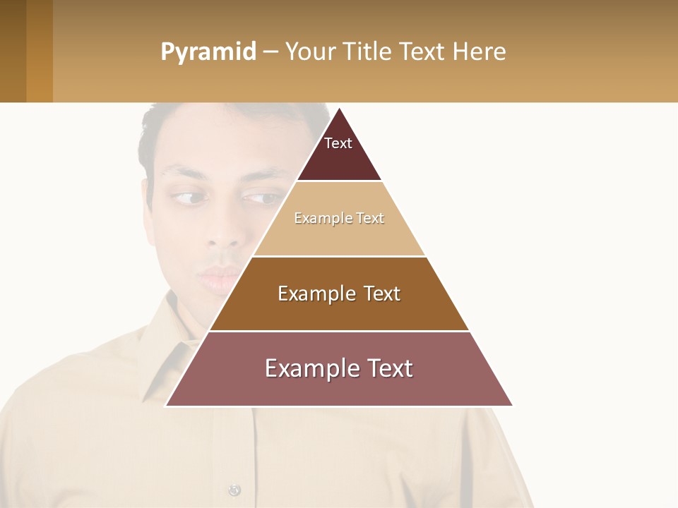 Standing Peaceful Woman PowerPoint Template