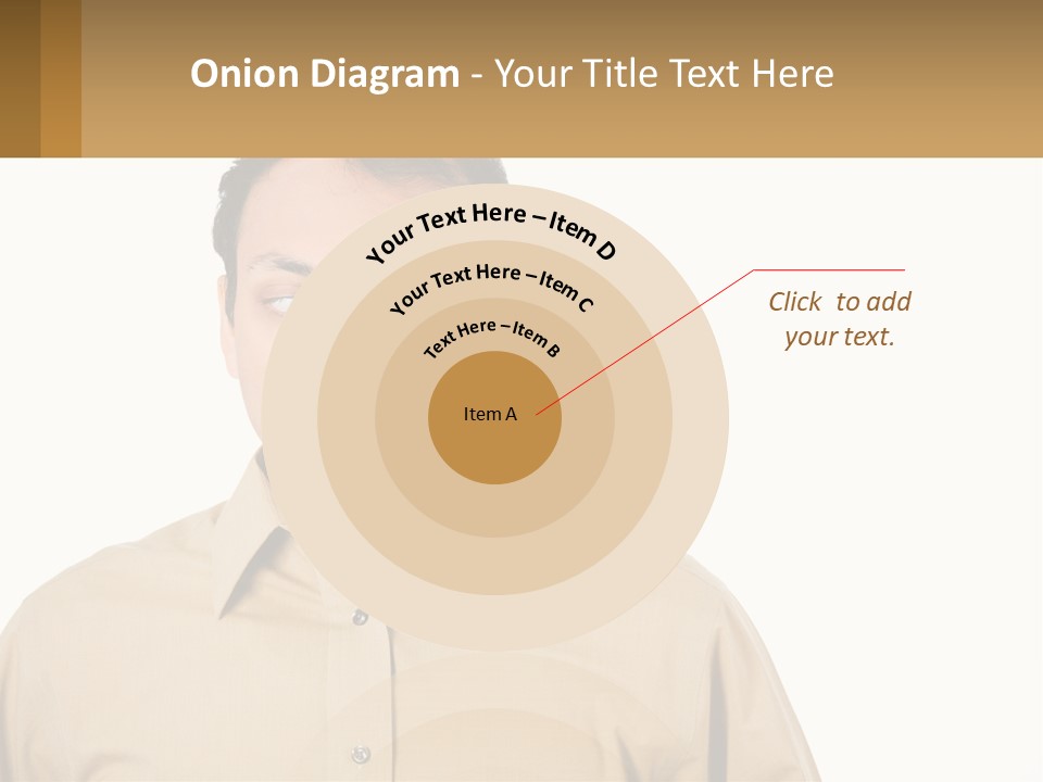 Standing Peaceful Woman PowerPoint Template