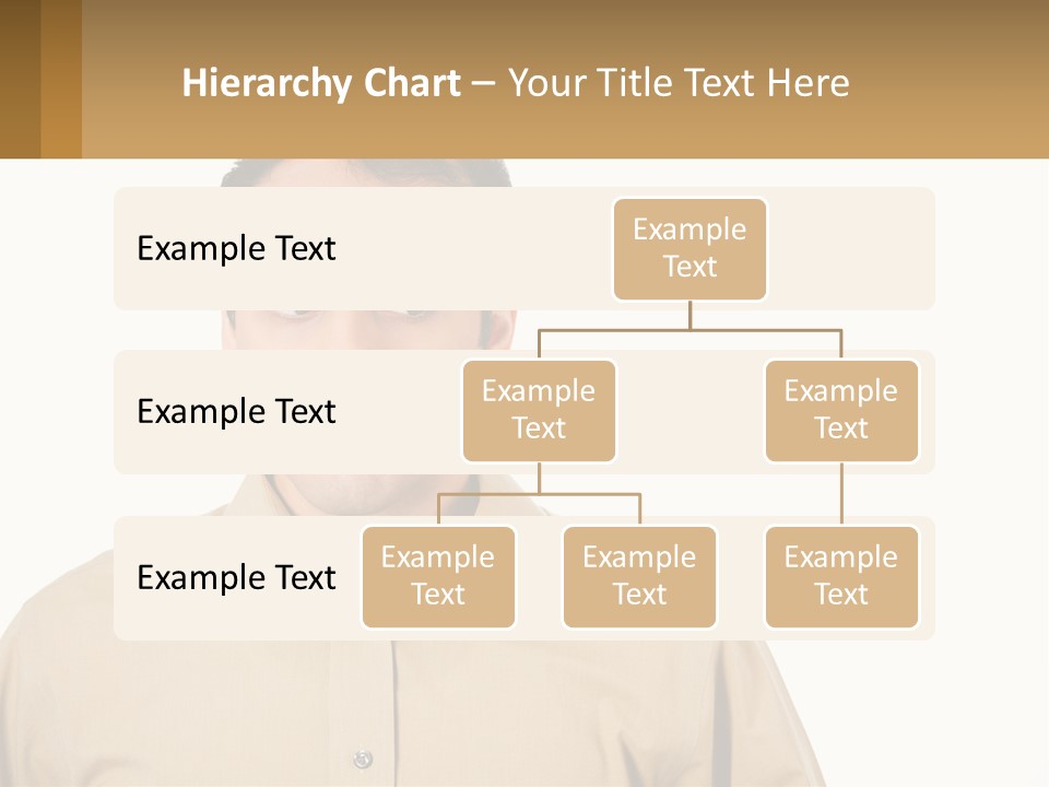 Standing Peaceful Woman PowerPoint Template
