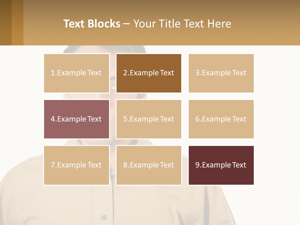 Standing Peaceful Woman PowerPoint Template