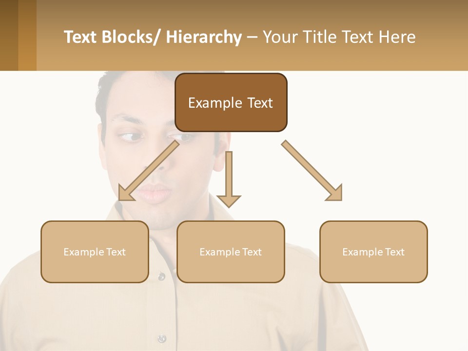 Standing Peaceful Woman PowerPoint Template