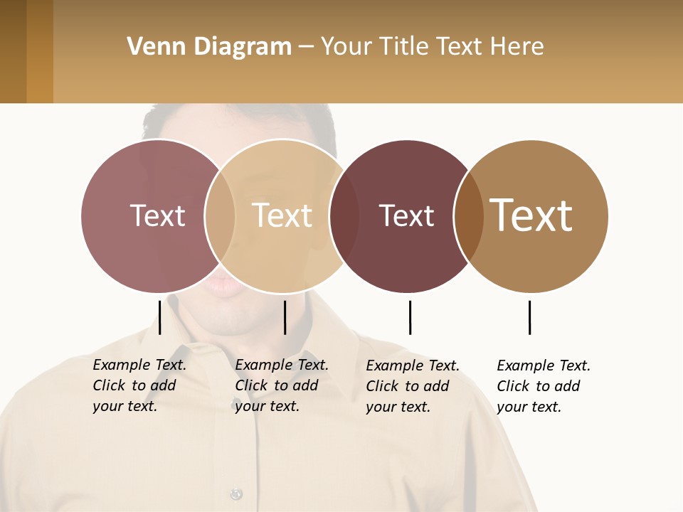 Standing Peaceful Woman PowerPoint Template