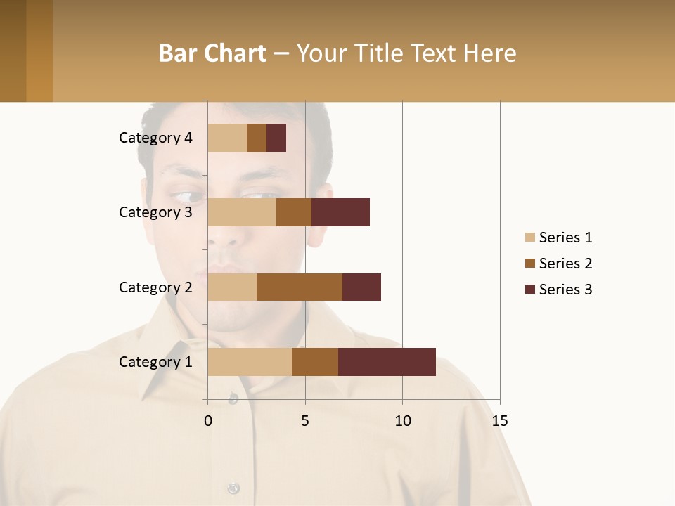 Standing Peaceful Woman PowerPoint Template