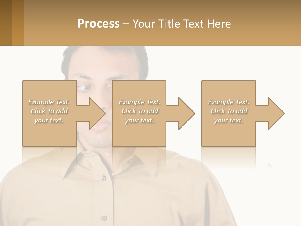 Standing Peaceful Woman PowerPoint Template