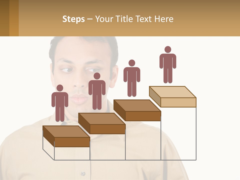 Standing Peaceful Woman PowerPoint Template