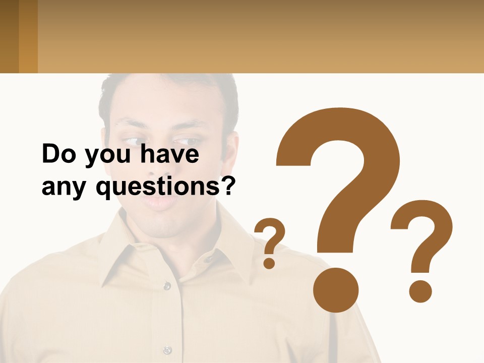 Standing Peaceful Woman PowerPoint Template