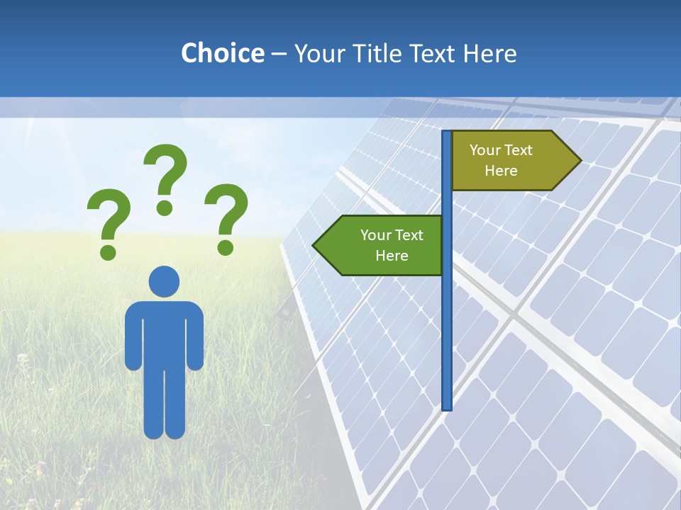 Single Pensioner Sad PowerPoint Template
