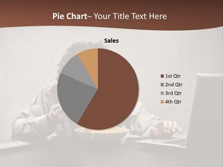 Caucasian Sunset Parent PowerPoint Template