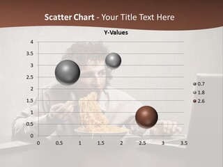 Caucasian Sunset Parent PowerPoint Template