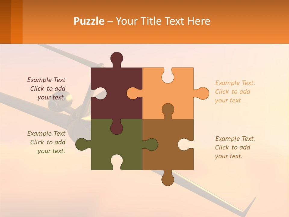 Sunset Ocean Older PowerPoint Template