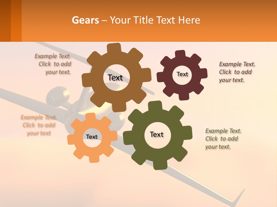 Sunset Ocean Older PowerPoint Template