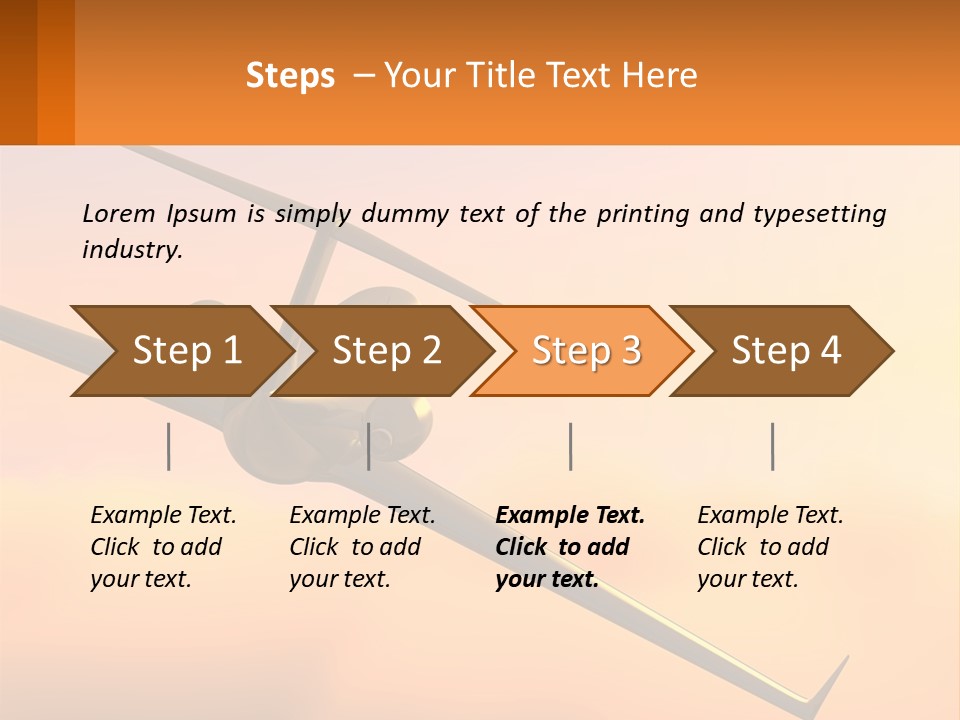 Sunset Ocean Older PowerPoint Template