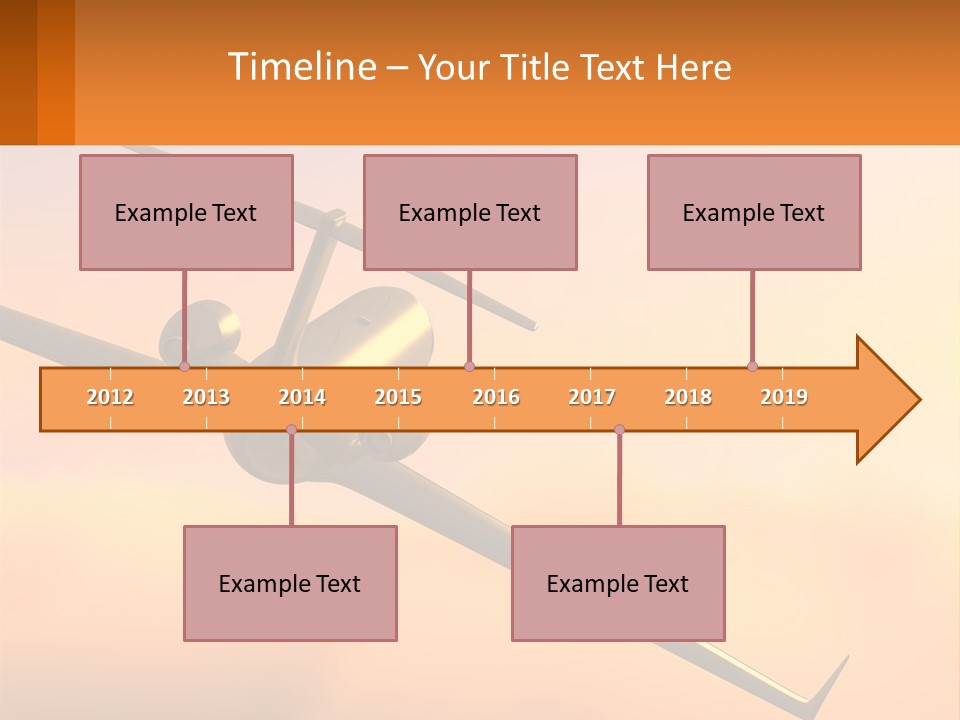 Sunset Ocean Older PowerPoint Template